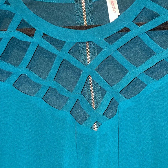 Xhilaration cross cross dress rose gold zip - Picture 3 of 3